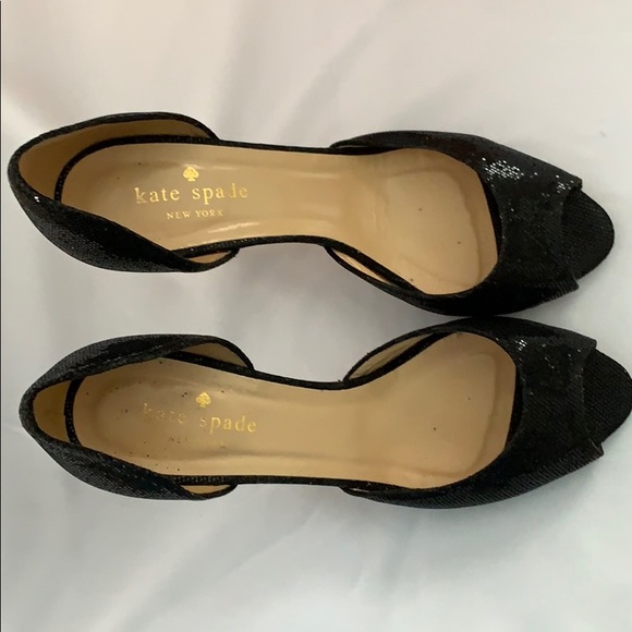 Kate Spade Black Heels - Picture 7 of 8